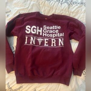 Grey’s Anatomy crewneck. Size small.